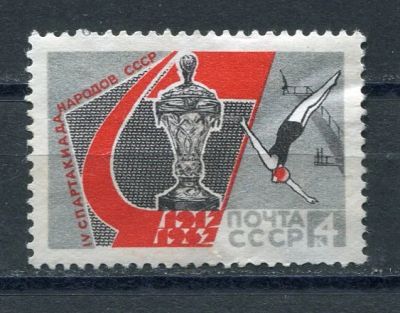 Лот: 15690738. Фото: 1. 1967 СССР 4-я спартакиада народов... Марки