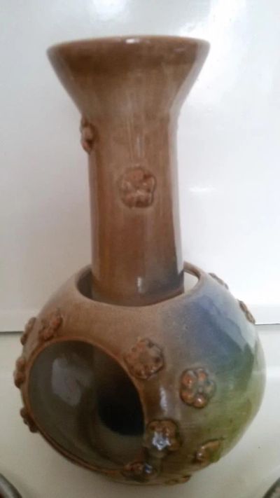 Лот: 7452183. Фото: 1. оригинальная ваза керамика состояние... Вазы