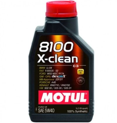 Лот: 16085103. Фото: 1. Масло MOTUL 5W-40 8100 X-Clean... Масла, жидкости