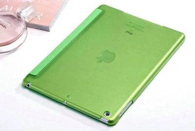 Лот: 4834805. Фото: 1. Чехол зеленый ультратонкий iPad... Чехлы, бамперы