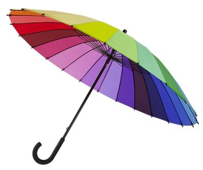 Лот: 8165973. Фото: 1. Зонт-трость "Спектр" с загнутой... Зонты