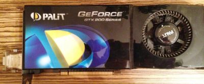 Лот: 4448627. Фото: 1. Nvidia GeForce GTX260 896Mb Palit. Видеокарты