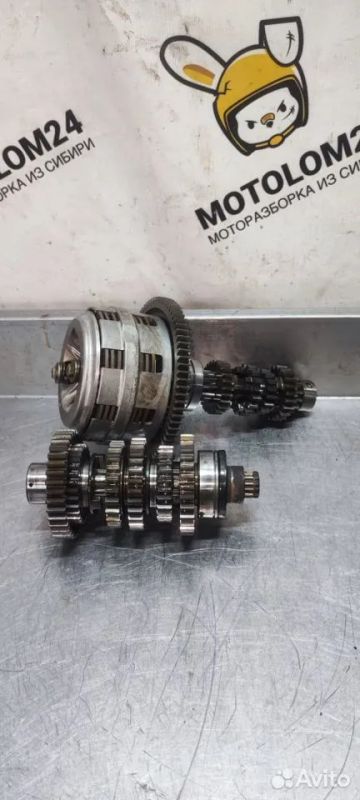 Лот: 22462963. Фото: 1. Кпп Suzuki GSX 400 Impulse. Запчасти