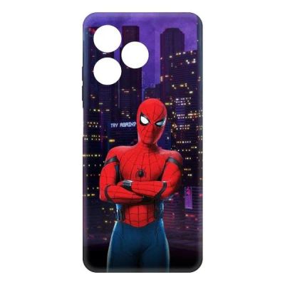 Лот: 24498465. Фото: 1. Чехол Krutoff Soft Case Человек-Паук... Чехлы, бамперы