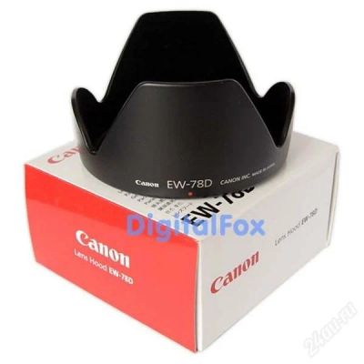 Лот: 1012176. Фото: 1. Бленда Canon EW-78D оригинал Canon... Крышки, бленды