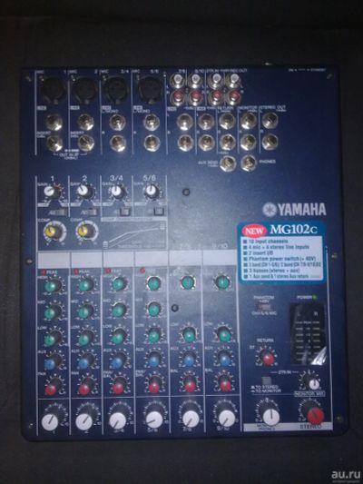 Лот: 13875197. Фото: 1. Микшер Yamaha MG102c (читаем описание... Микшеры, предусилители, микрофонные эффекты