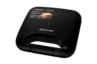 Лот: 23659365. Фото: 1. Сэндвичница BRAYER BR2203BK. Кухонная