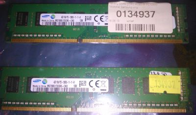 Лот: 4923197. Фото: 1. Samsung DDR3 4096Mb 1600MHz (x2... Оперативная память