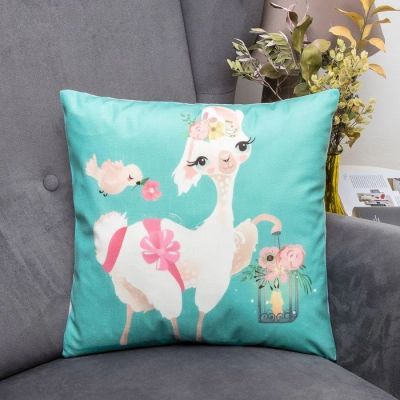 Лот: 12683751. Фото: 1. Наволочка декоративная "Llama". Другое (домашний текстиль)