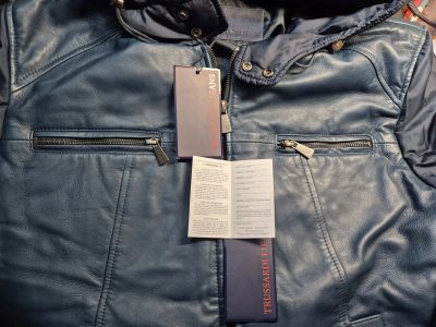 Лот: 24927669. Фото: 1. Мужская кожаная утепленная куртка... Верхняя одежда