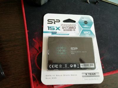 Лот: 11606371. Фото: 1. ssd silicon power 120gb. SSD-накопители
