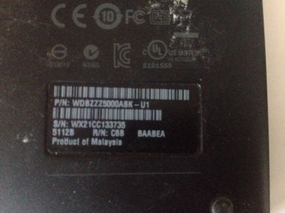 Лот: 5476700. Фото: 1. Внешний жесткий диск WD 500gb. Внешние жесткие диски