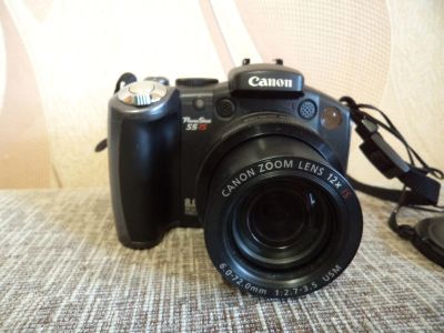 Лот: 11667056. Фото: 1. CANON PowerShot S5 IS с сумкой. Цифровые зеркальные