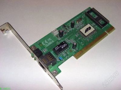 Лот: 90472. Фото: 1. Сетевая карта 10/100Mb (PCI). Платы расширения, контроллеры, доп. порты