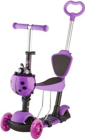 Лот: 14913973. Фото: 1. Самокат-кикборд Novatrack Disco-kids... Роликовые коньки, скейтборды, самокаты