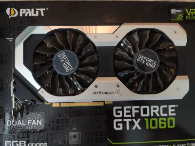 Лот: 16546025. Фото: 1. Видеокарта Nvidia GTX 1060 6GB... Видеокарты