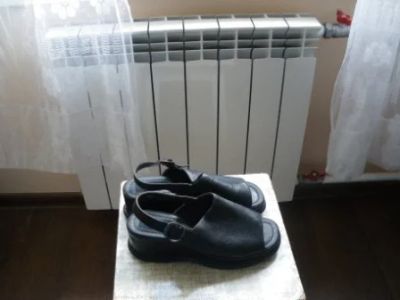 Лот: 9318261. Фото: 1. Босоножки кожа р.39 (на полную... Босоножки