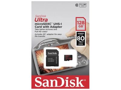 Лот: 6686660. Фото: 1. Карта памяти microSDHC SanDisk... Карты памяти