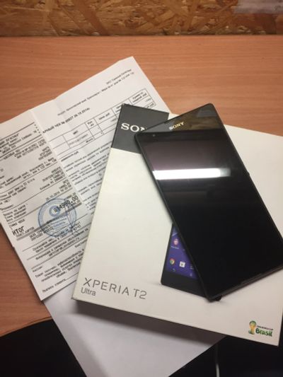 Лот: 11641058. Фото: 1. Смартфон Sony Xperia T2 Ultra... Смартфоны