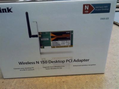 Лот: 2541088. Фото: 1. wi-fi карта D-link DWA-525 150... Платы расширения, контроллеры, доп. порты