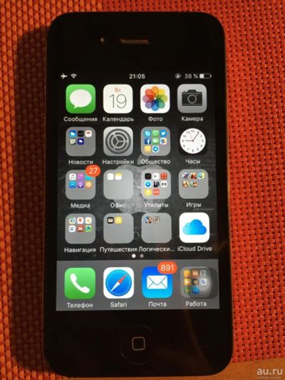 Лот: 8836502. Фото: 1. Iphone 4s 16 gb рабочий. Смартфоны