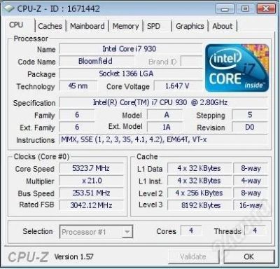 Лот: 805602. Фото: 1. Core i7-930 (отборный). Процессоры