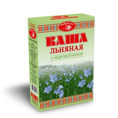 Лот: 3358575. Фото: 1. Каша льняная с кедровой мукой... Крупы, сыпучие продукты