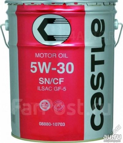 Лот: 13399903. Фото: 1. Toyota Castle Motor Oil SN 5W-30... Масла, жидкости