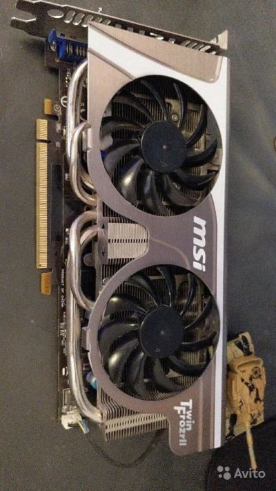 Лот: 15316547. Фото: 1. MSI gtx 560 ti twin frozr 2. Видеокарты