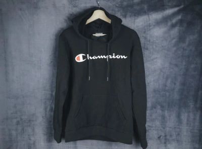 Лот: 14957390. Фото: 1. Худи Champion black. Свитеры, толстовки, худи