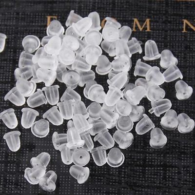 Лот: 9563523. Фото: 1. 6 mm силиконовые заглушки для... Бижутерия ручной работы