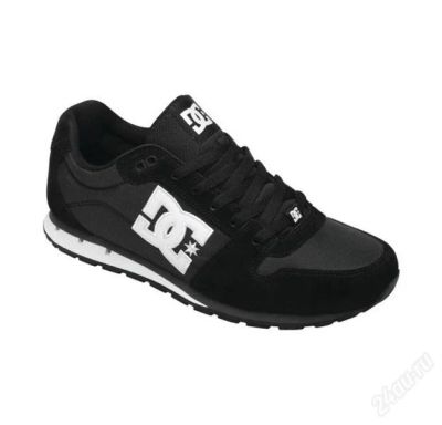 Лот: 1213780. Фото: 1. Кроссовки DC shoes black, модель... Кеды, кроссовки, слипоны