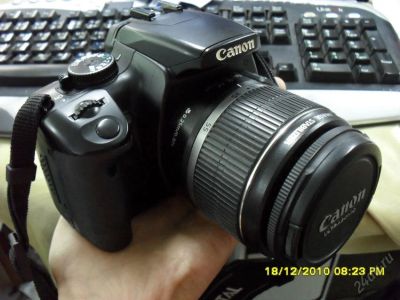Лот: 5720471. Фото: 1. Canon 400D kit 18-55. Цифровые зеркальные