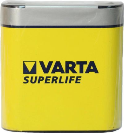 Лот: 11515421. Фото: 1. Батарейка Varta Superlife 3R12... Батарейки, аккумуляторы, элементы питания