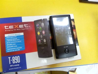 Лот: 1507357. Фото: 1. mp3 плеер texet t-890. обмен не... Плееры