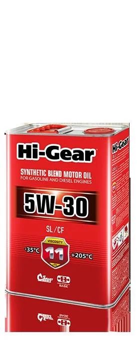 Лот: 9512247. Фото: 1. Hi-Gear SAE 5W-30 API SL/CF. Масла, жидкости