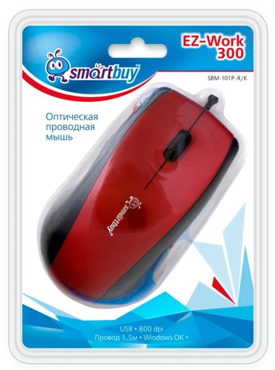 Лот: 1173353. Фото: 1. Проводная мышь SmartBuy SBM-101... Клавиатуры и мыши