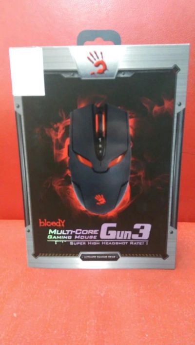 Лот: 6843100. Фото: 1. A4Tech Bloody V4 game mouse Black... Клавиатуры и мыши