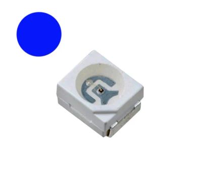 Лот: 23233574. Фото: 1. Светодиод SMD 3528 синий, 460-470нм... Светодиоды