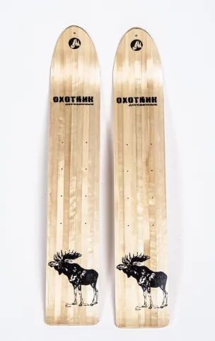 Лот: 19862490. Фото: 1. Лыжи деревянные Охотник 90см... Другое (лыжи)
