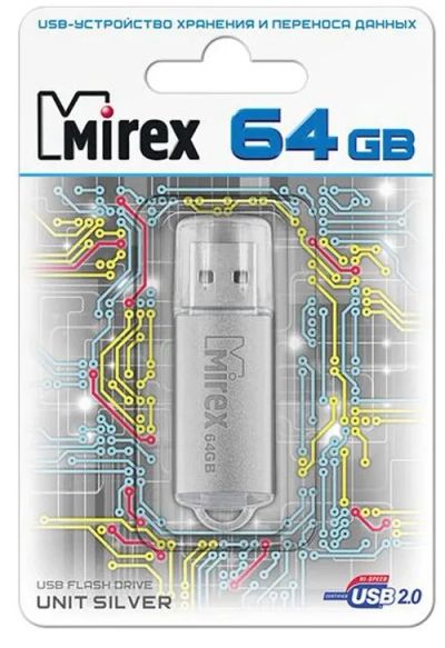 Лот: 25003026. Фото: 1. Флеш-накопитель USB2.0 64Gb Mirex... USB-флеш карты