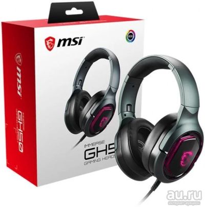 Лот: 17441443. Фото: 1. Гарнитура игровая MSI Immerse... Акустические системы