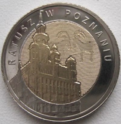 Лот: 18715811. Фото: 1. Польша 5 злотых 2015. Ратуша в... Европа
