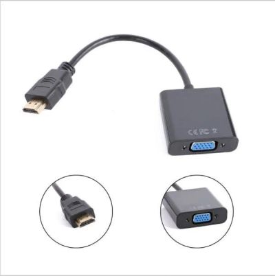 Лот: 9879524. Фото: 1. Hdmi-Vga кабель адаптер переходник... Шлейфы, кабели, переходники