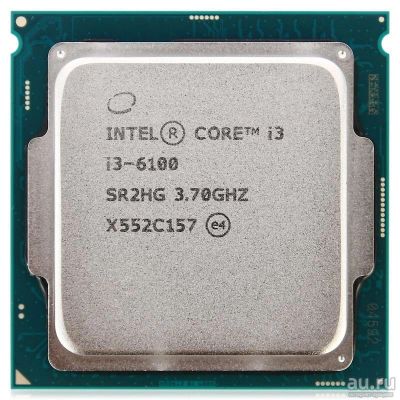 Лот: 8302844. Фото: 1. core i3 - 6100, состояние новое... Процессоры