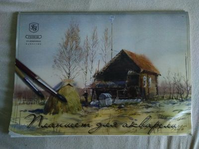 Лот: 11993612. Фото: 1. Планшет для акварели скорлупа. Для рисования