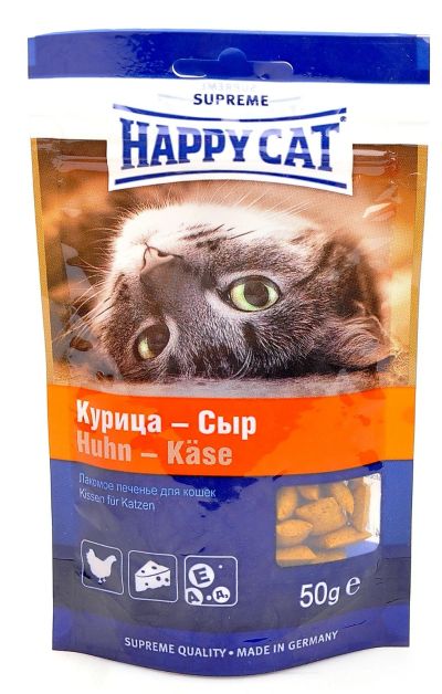 Лот: 13927638. Фото: 1. Печенье Happy Cat (Хэппи Кэт... Корма