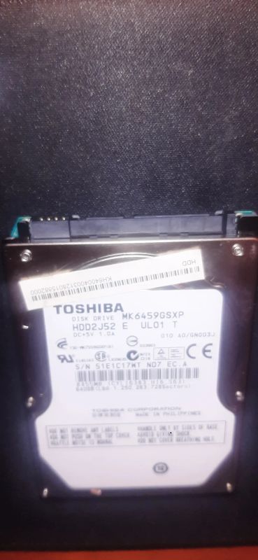 Лот: 25234701. Фото: 1. Жесткий диск 2.5" HDD 640Gb Toshiba... Жёсткие диски (HDD)