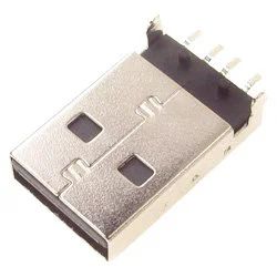 Лот: 10143786. Фото: 1. USB тип А «папа» ножки 180°. Разъёмы