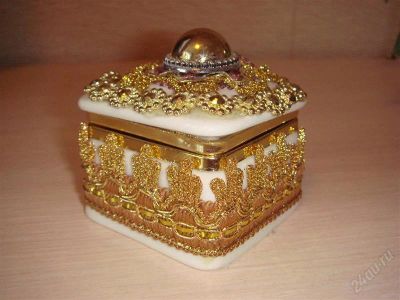 Лот: 1253557. Фото: 1. шкатулка для украшений. Фигурки, статуэтки